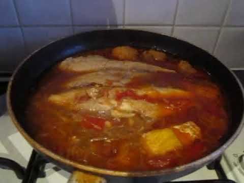 Hungarian catfish stew