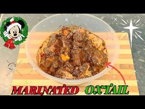 How To Marinate Your Oxtail
