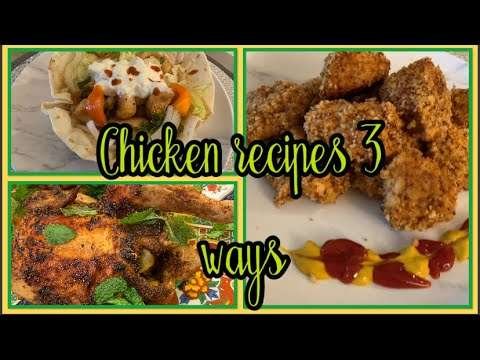 * 3 EASY CHICKEN RECIPES* |LUNCH OR DINNER IDEAS|