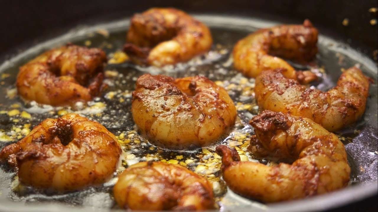 Shrimp Gambas with Garlic Fried Rice