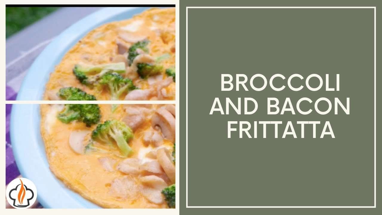 Keto Breakfast Ideas | Easy Keto Recipe Broccoli and Bacon Fritatta Omelette