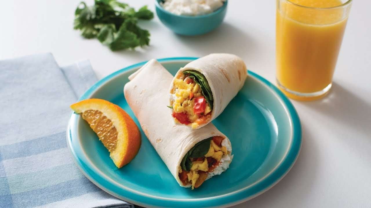 Shakshuka Scrambled Egg Wraps | Healthy & Easy Breakfast Ideas