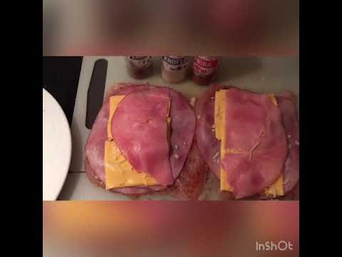 NO BAKE SUPER CHEEZY CHICKEN CORDON BLEU MY OWN RECIPE BIG VERSION