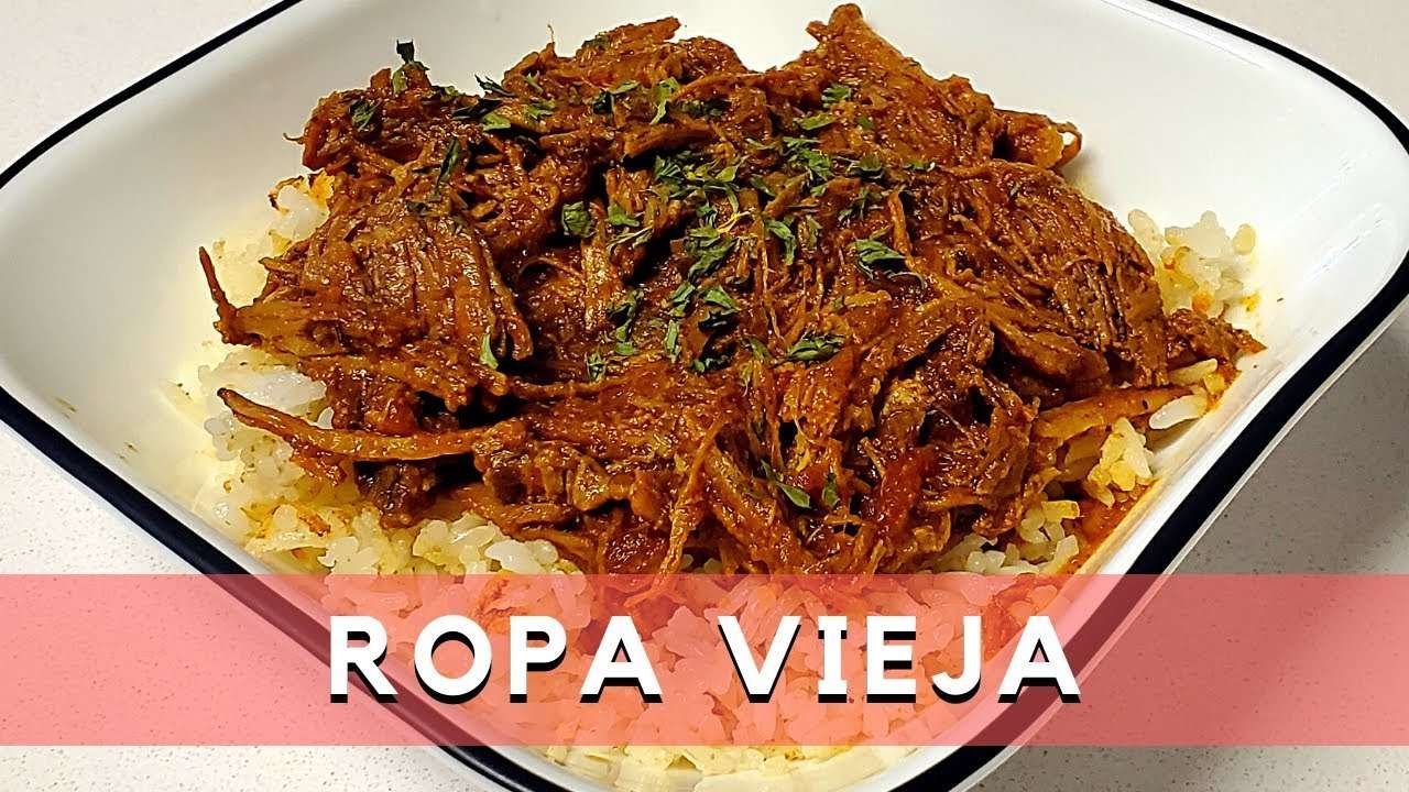 Slow Cooked Puerto Rican Ropa Vieja | Braised Shredded Beef