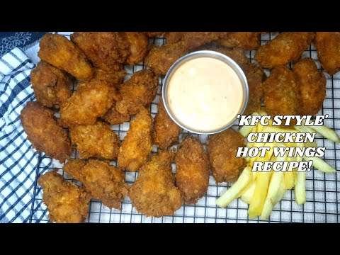 'KFC Style' Chicken Hot Wings Recipe | Easy Copycat Recipe