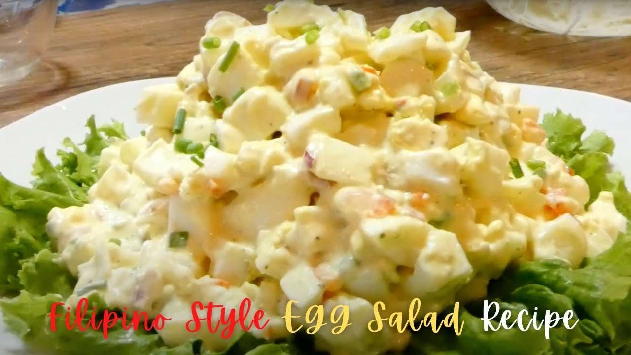How to Make Filipino Style Egg Salad Recipe | BEST EGG SALAD | Perfect to Egg Sandwich
