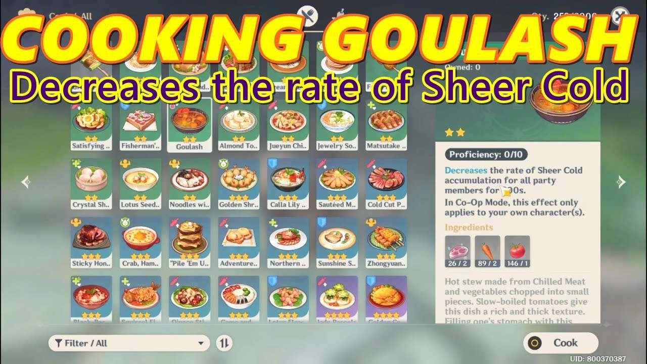 Cooking Goulash | Genshin Impact