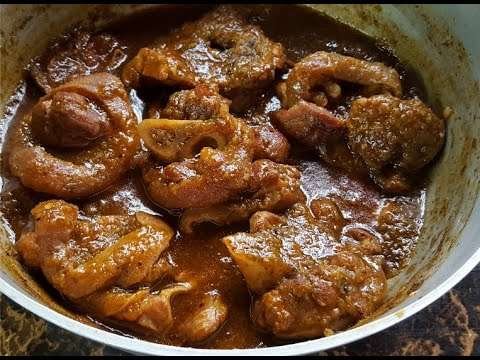 Fricassee pork Hock Recipe| Jamaican cookery