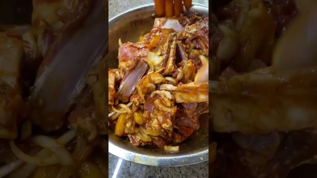 BBQ Barbecue Shashlik recipe #Shorts