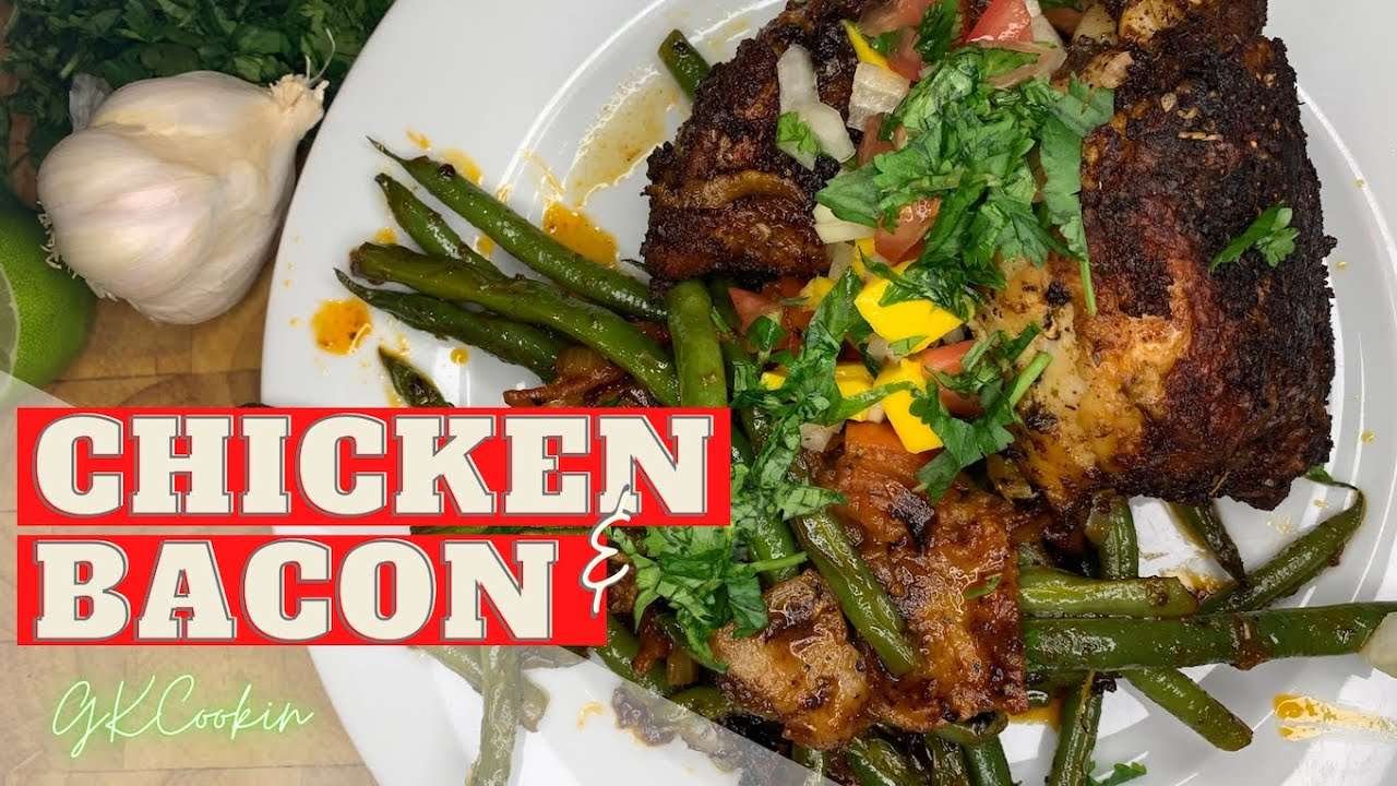 Christmas Chicken and BACON Green Beans