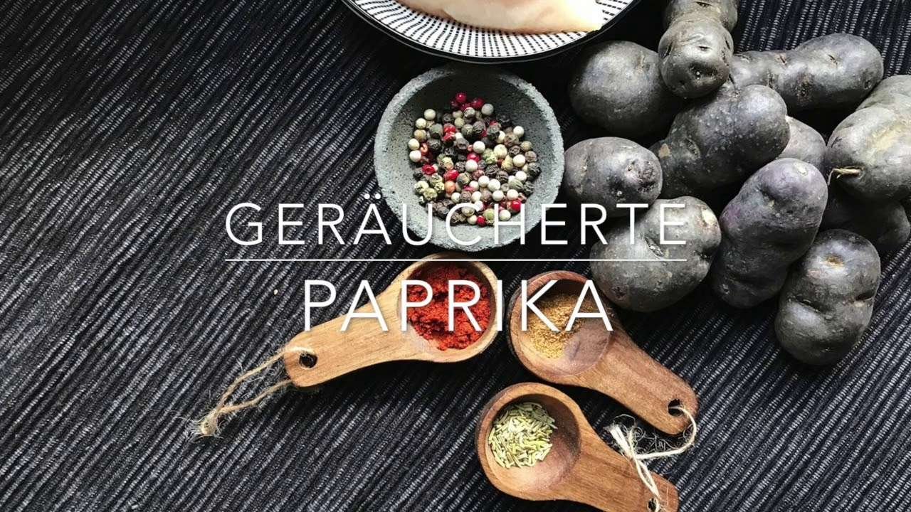 Lila Kartoffelstampf mit Smoked Paprika-Huhn