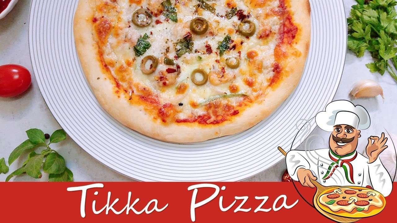 Chicken Tikka Pizza Recipe | Chicken Pizza Recipe | Seasoning with Spices