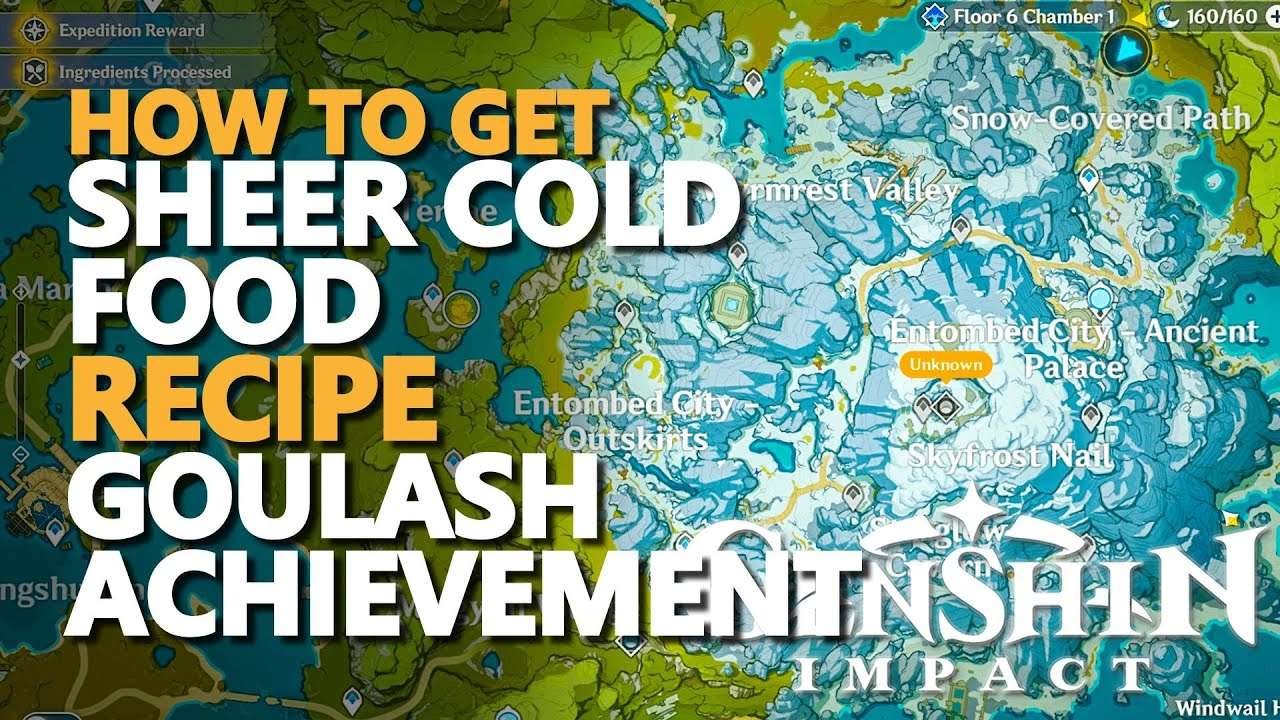 How to get Sheer Cold Food Recipe Goulash Genshin Impact Achievement
