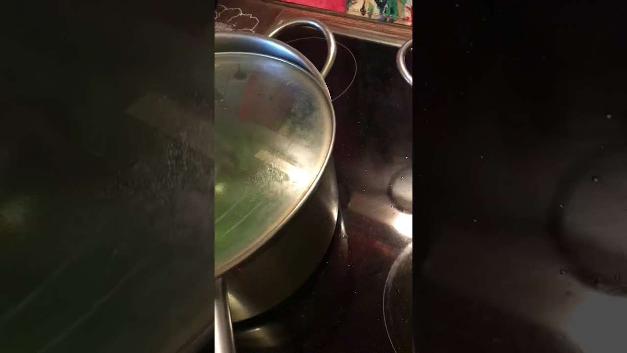 Eating pork goulash with beans