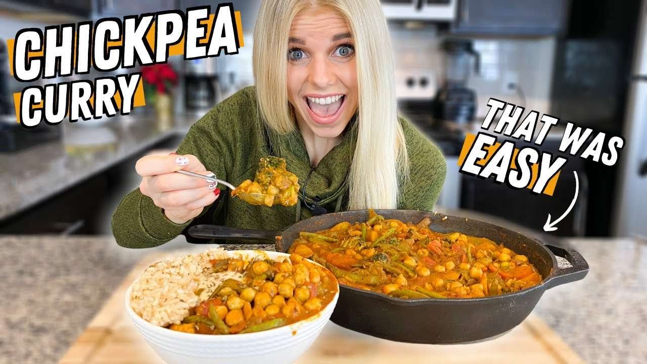 Easy Vegan Chickpea Curry Recipe That Anyone Can Make
