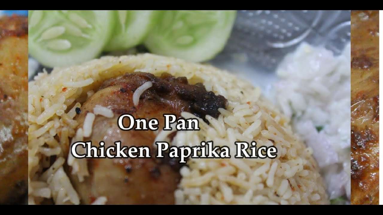 One Pan Chicken Paprika Rice