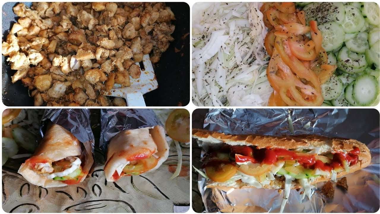 Homemade Chicken Shawarma