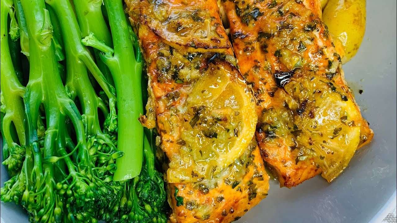 Honey Garlic Butter Baked Salmon