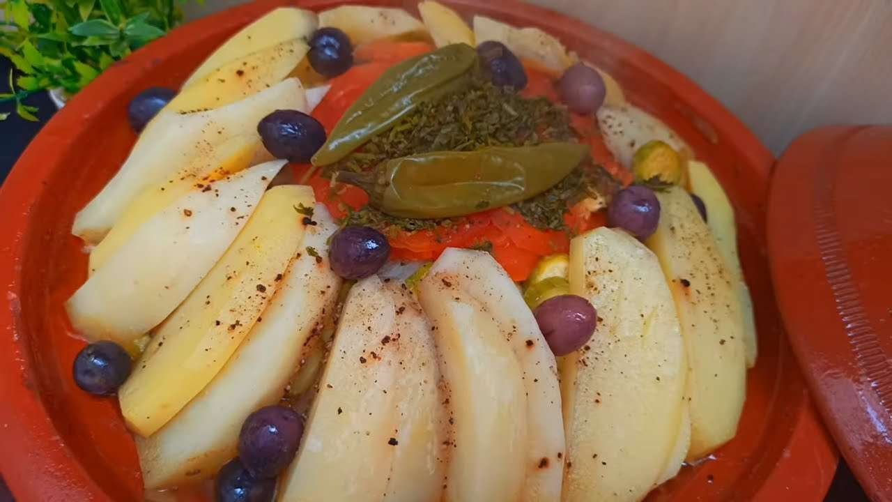 The Famous Moroccan Tajine ‼ ️Easy recipe prepare it and enjoy the good taste 😋👌 Tagine Recipe ASMR