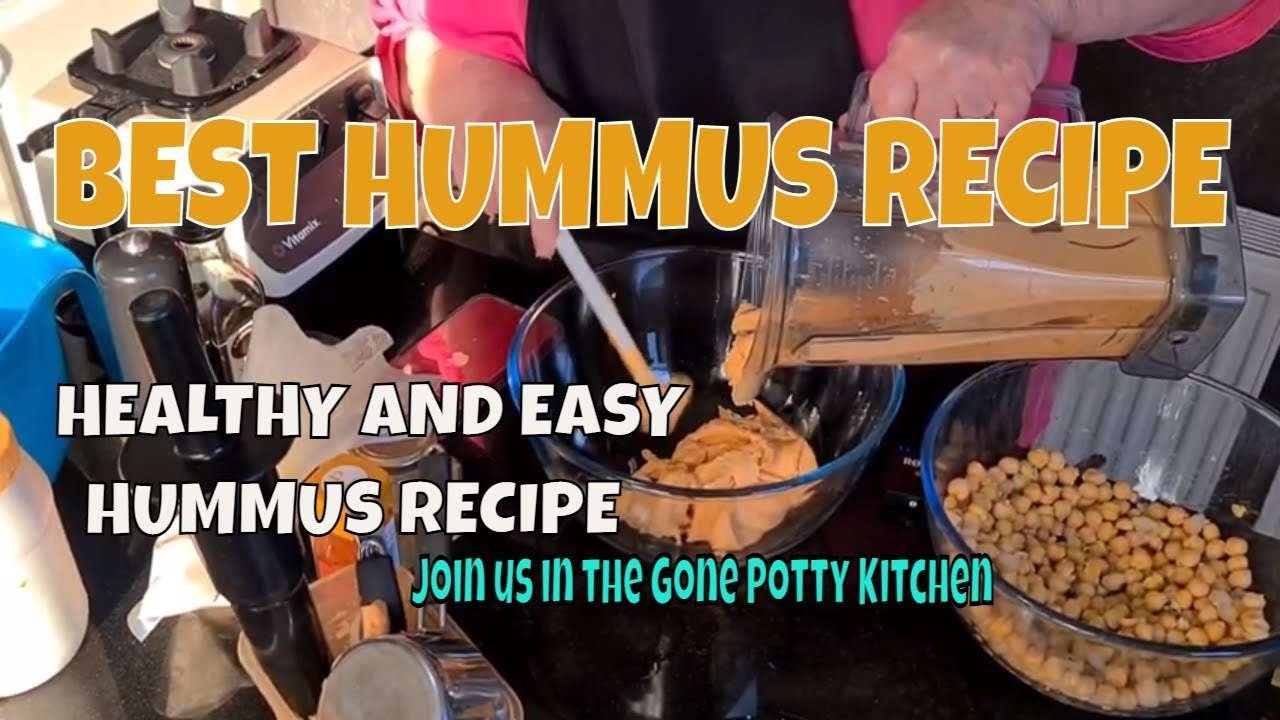 🎬 133-How to Make Hummus Recipe, Easy Hummus Recipe, LOW FAT SMOKED HUMMUS.