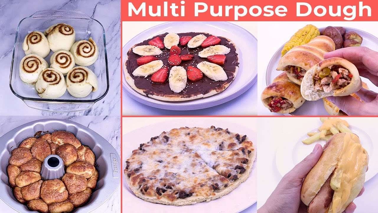 Multi Purpose Dough | How to Make Easy Homemade Different Recipes from One Dough