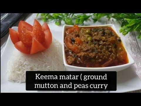 Minced Mutton and Peas Curry | Keema Matar Recipe