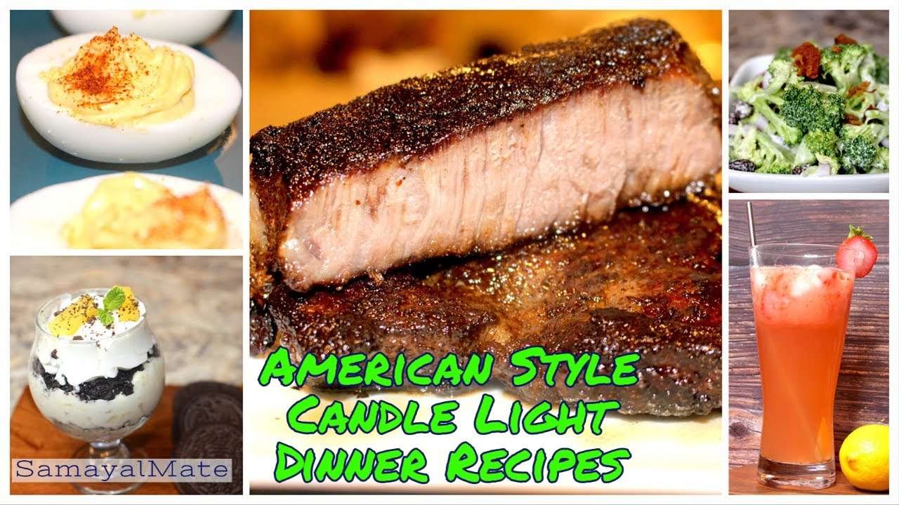 American Style Candle Light Dinner Recipes in Tamil | Easy Candle Light Dinner Recipes