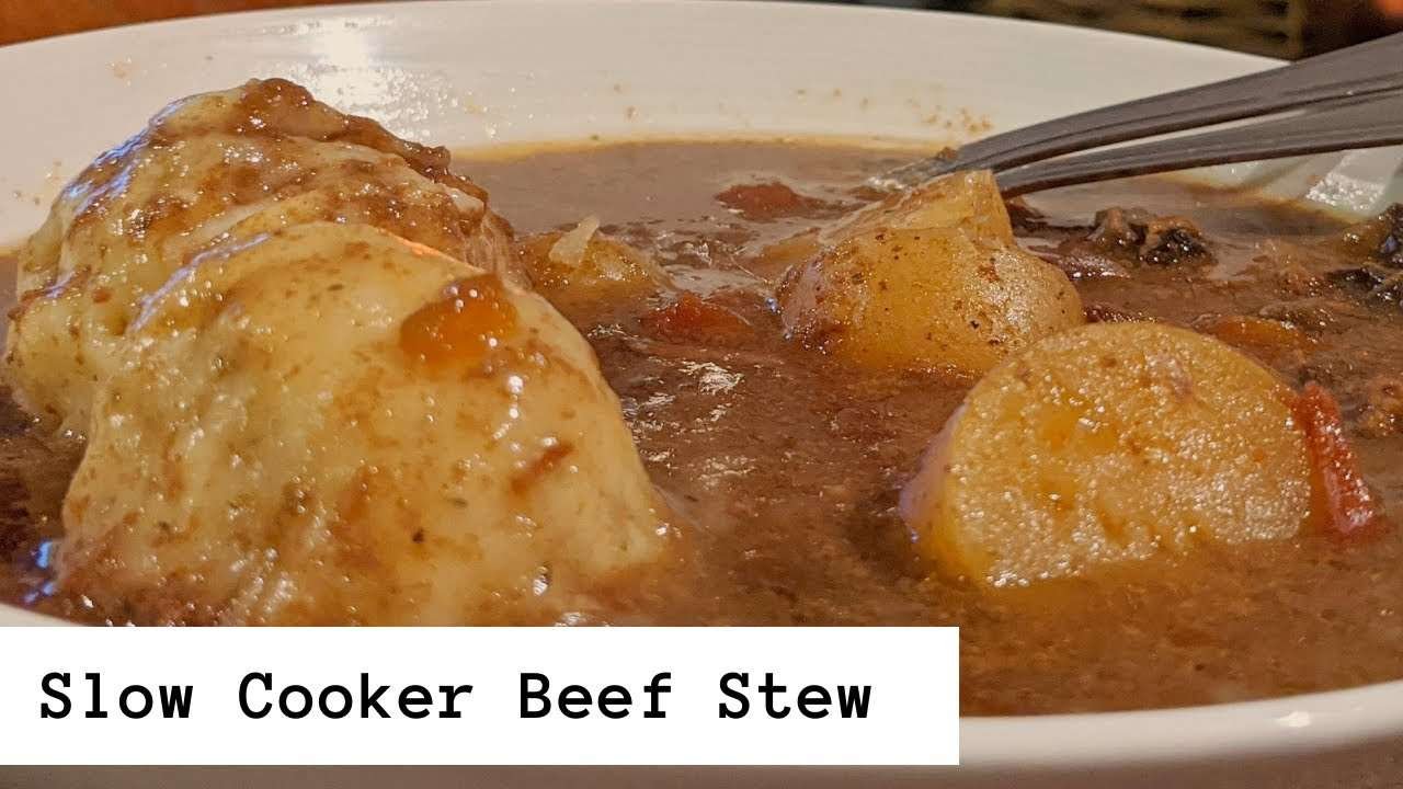 EASY Slow Cooker BEEF STEW Recipe | One Pot Meal Ideas