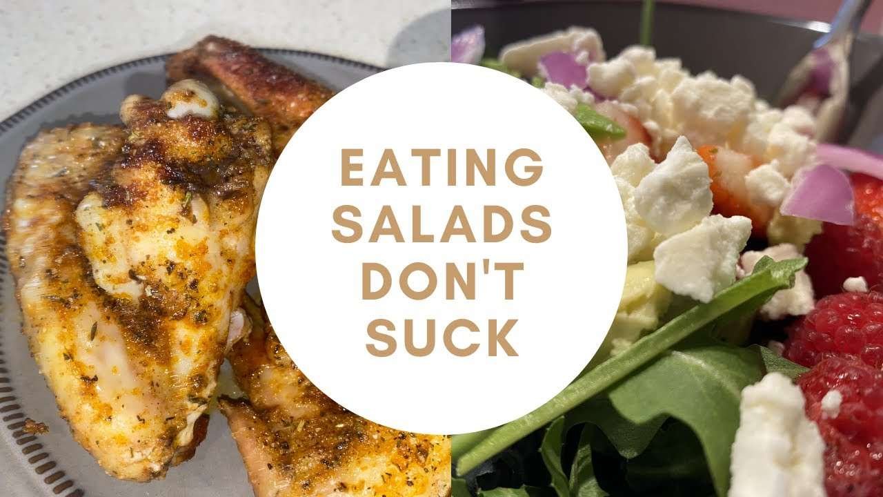 Baked Chicken and Strawberry Raspberry Walnut Salad| Meal Prep and Keto Friendly