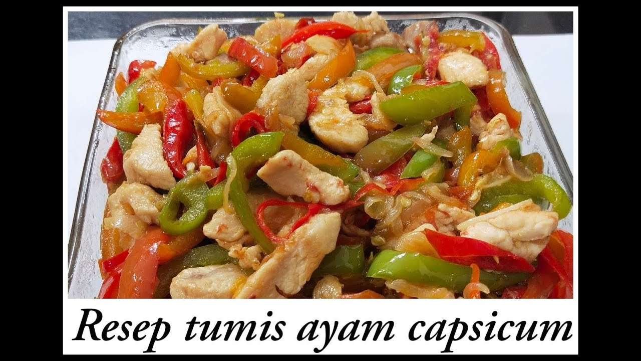 RESEP TUMIS AYAM PAPRIKA || PEPPER CHICKEN STIR FRY