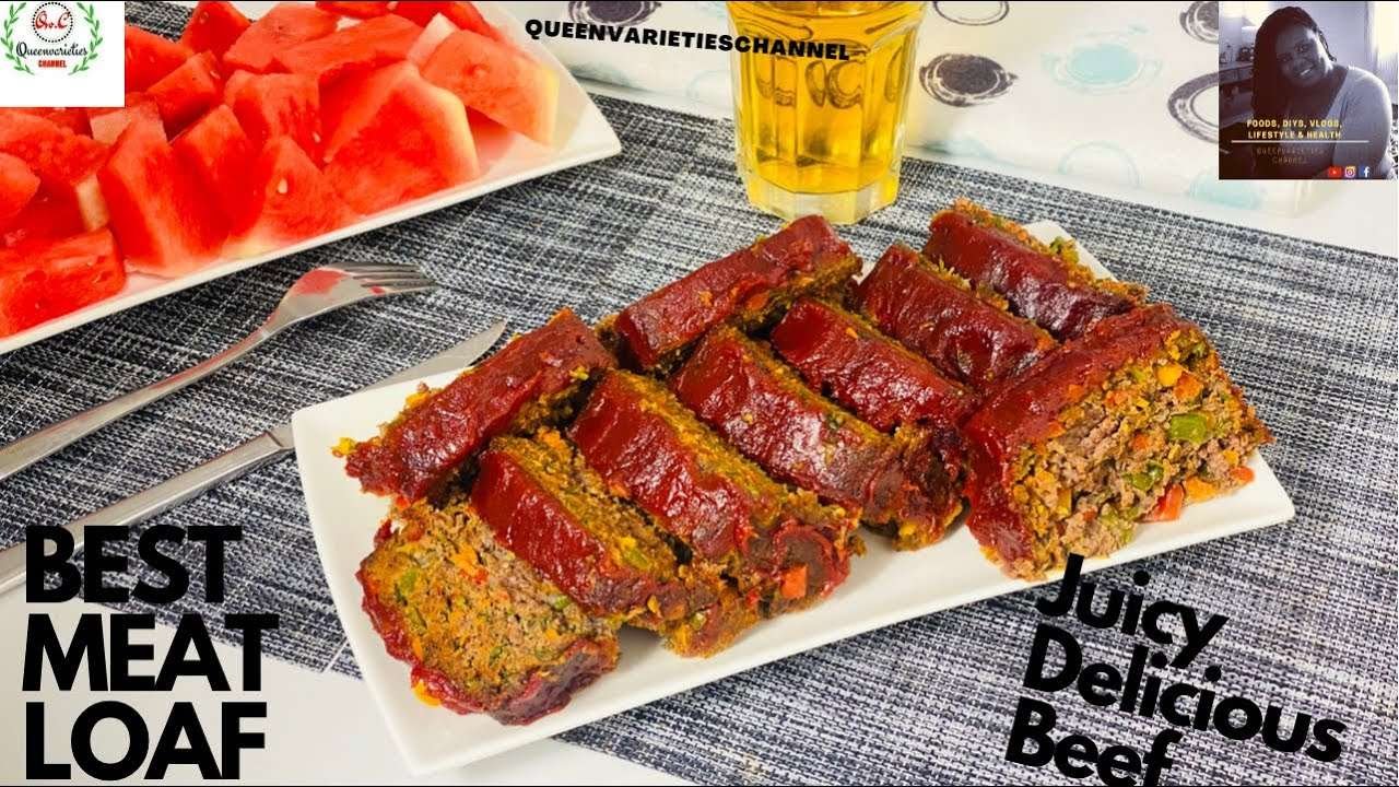 Simple And Easy MEATLOAF RECIPE| BEST MEATLOAF YOU’VE EVER HAD| HOW TO MAKE JUICY MEATLOAF AT HOME