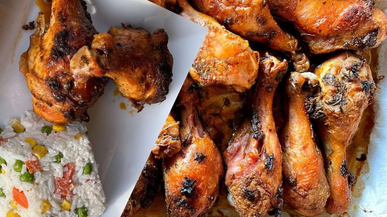 Amazing Mayonnaise Baked Chicken Drumsticks🍗/ Easy chicken recipe😋دجاج في الفرن بتتبيلة مايونيز