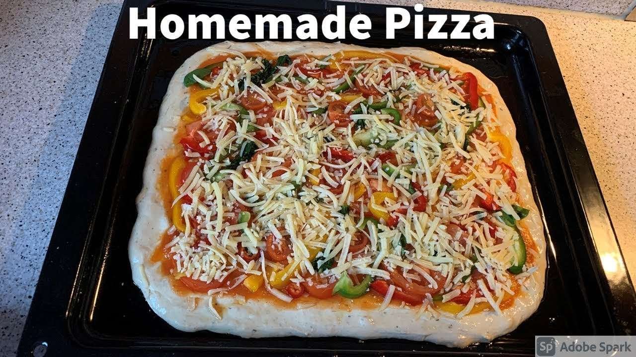Homemade Pizza Recipe | Start to Finish Pizza Recipe with Dough, Sauce, Toppings and Dipping