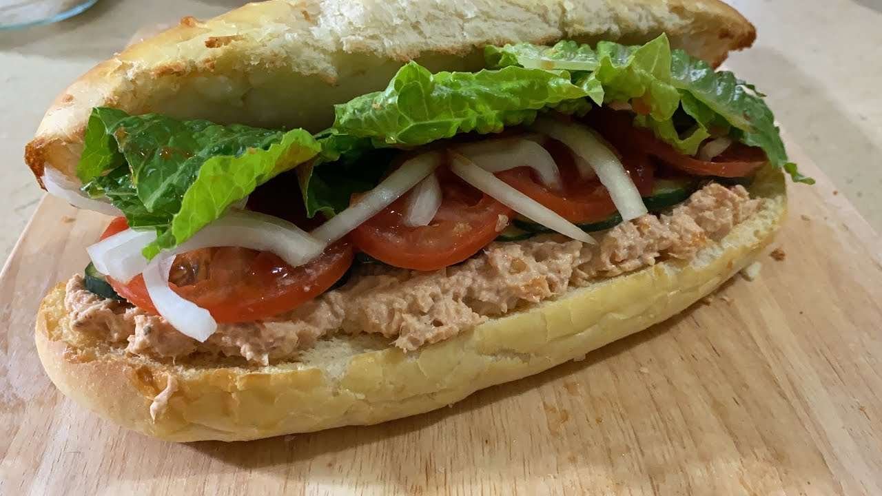 Home Made Sub way Tuna Sandwich | Easy And Delicious