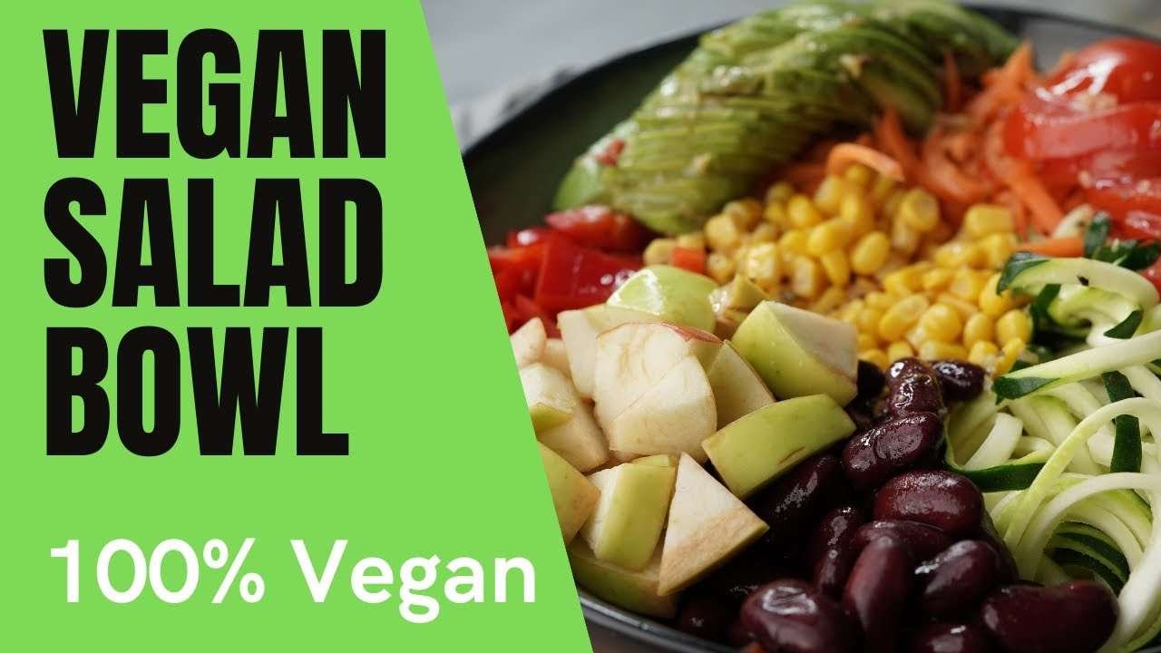 vegan salad bowl | very healthy, very easy, vegan power