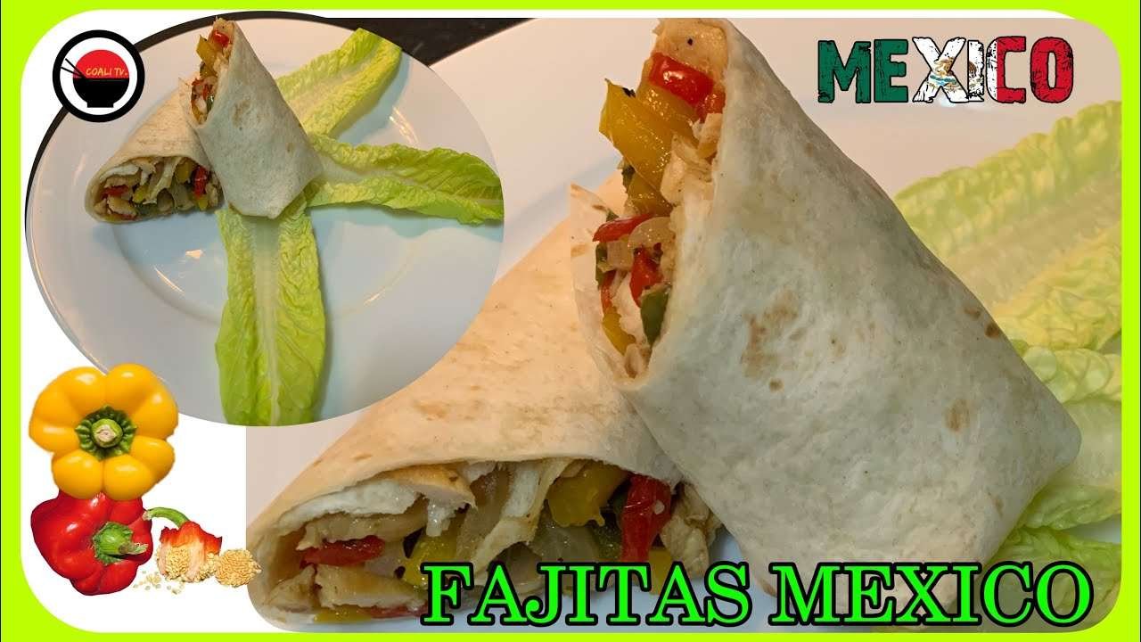 CHICKEN FAJITAS RECIPE // MEXICAN FOOD BY COALI COOKING
