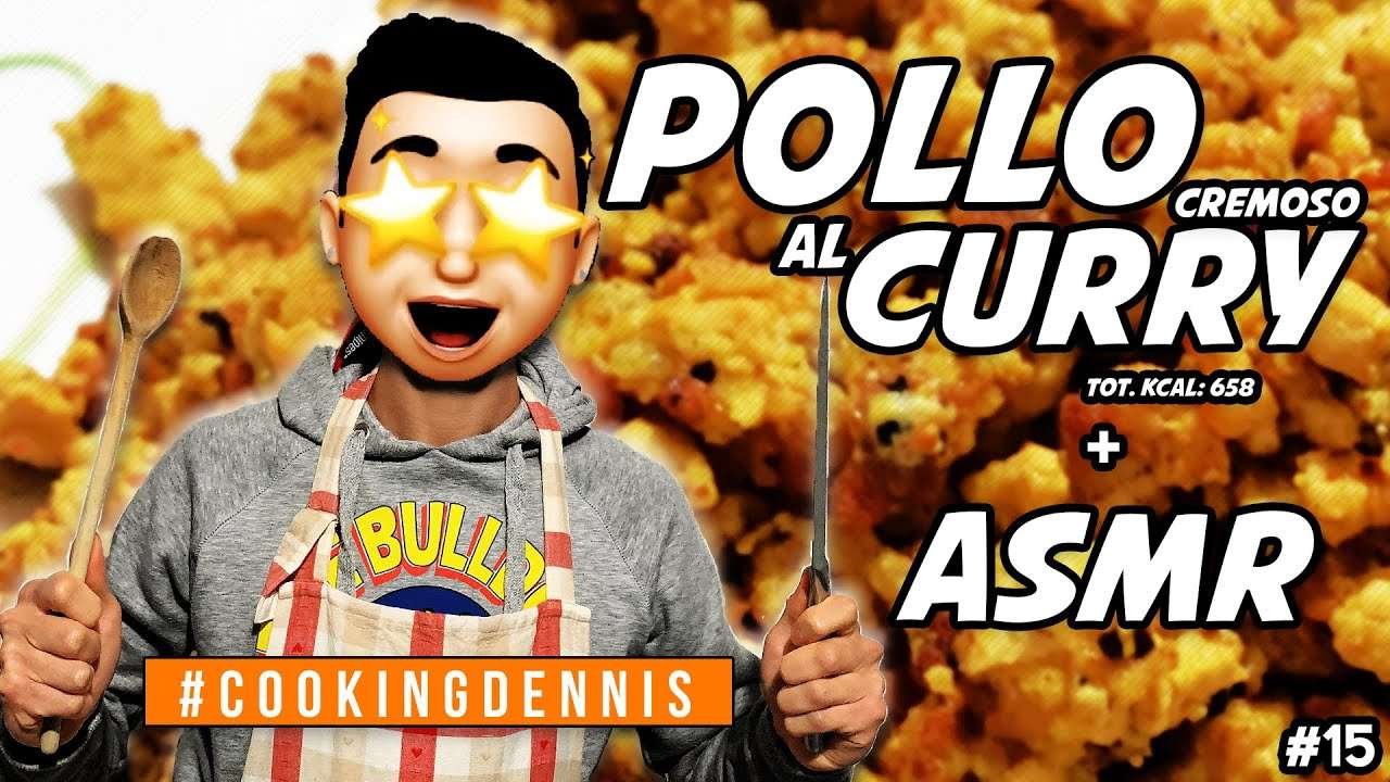 Pollo Cremoso al Curry KETO CHICKEN | Ricetta & Preparazione + ASMR | COOKING DENNIS