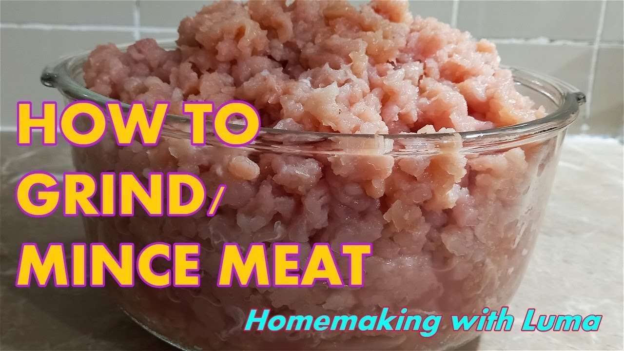 How to Grind Meat | Easy Simple Grind Meat at Home | Grinding/ Mincing Meat with a Chopper