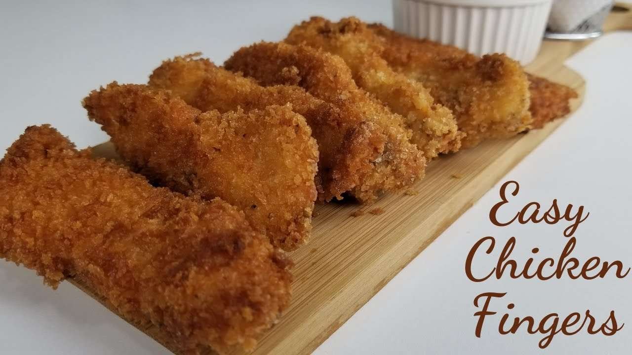 How To Make Crispy Chicken Fingers | Chicken Strips/Fillets | Easy & Quick Recipe