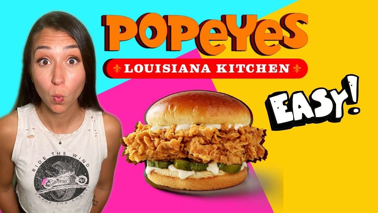 Popeye's FAMOUS Chicken Sandwich Attempt (EASY!)