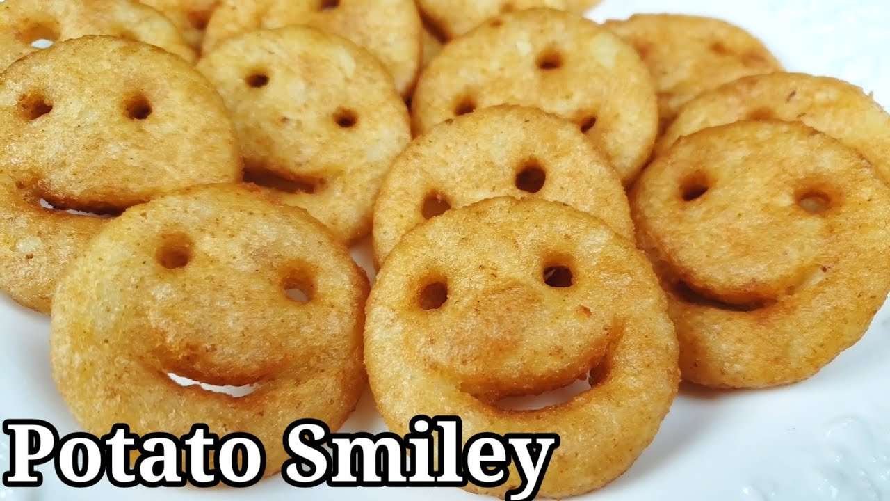 Homemade Potato Smiley Recipe | How To Make Potato Smiley |Snack Idea For Kids
