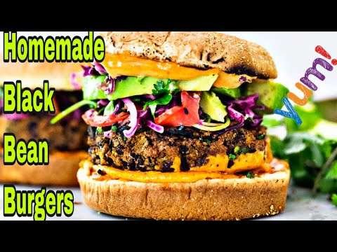 Black Bean Burgers | Quick & Easy Recipe | Cheap Healthy Meal