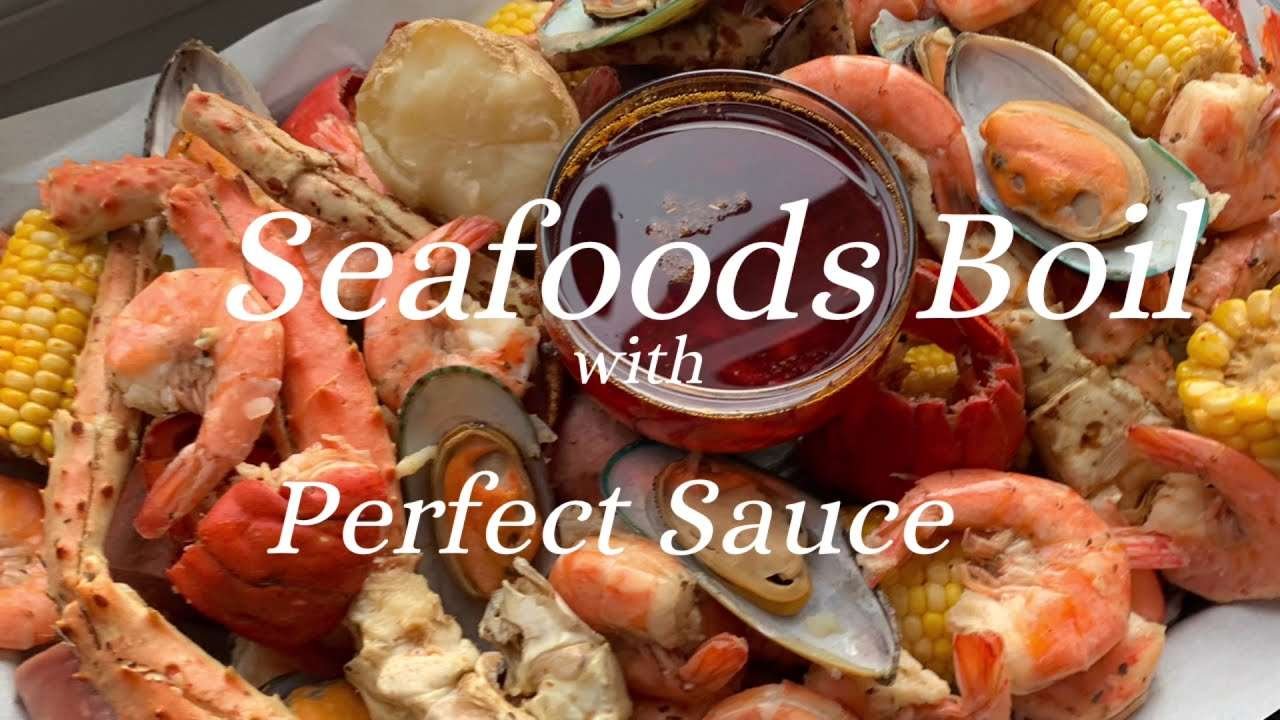Easy Step by Step Seafoods Boil with Perfect Sauce