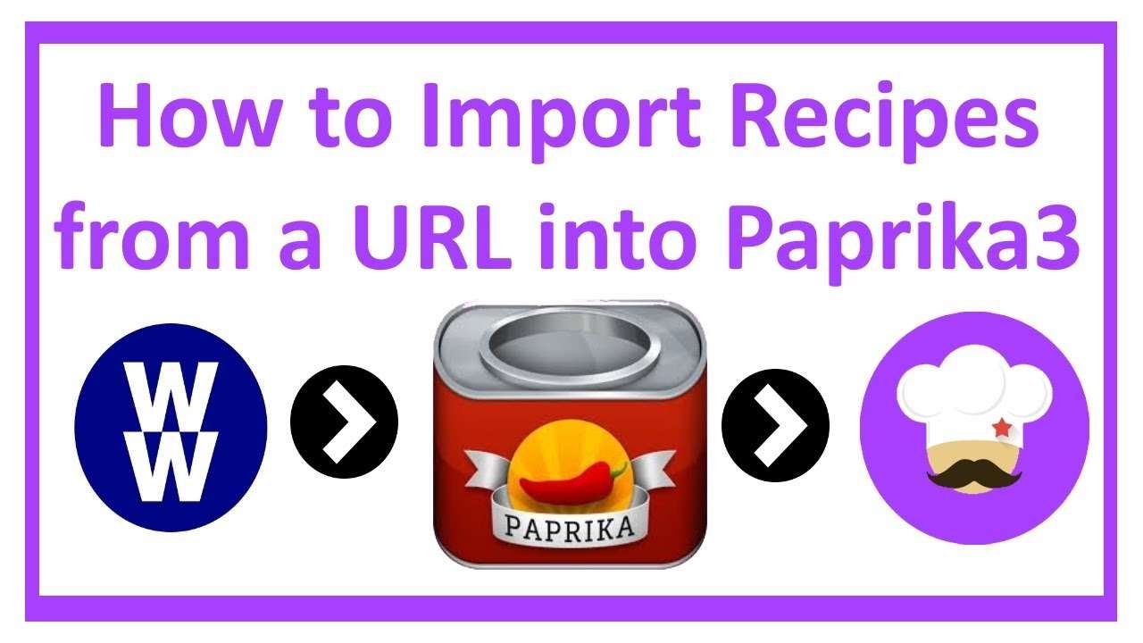 How to import a recipe from URL into Paprika