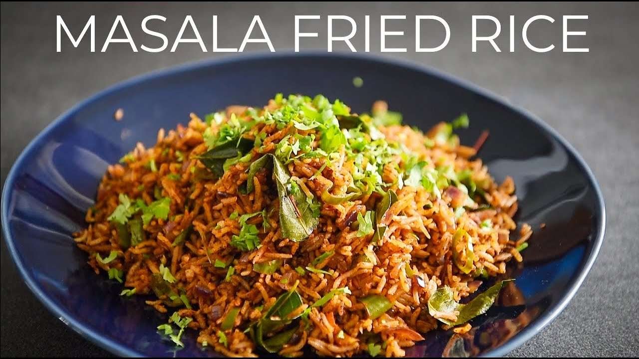 MASALA FRIED RICE RECIPE | INCREDIBLY DELICIOUS VEGAN DISH!