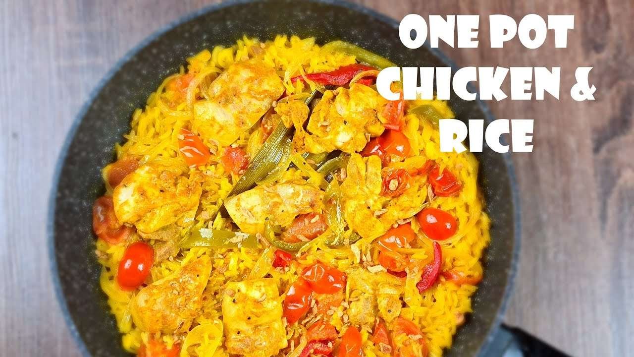 One pan chicken and rice