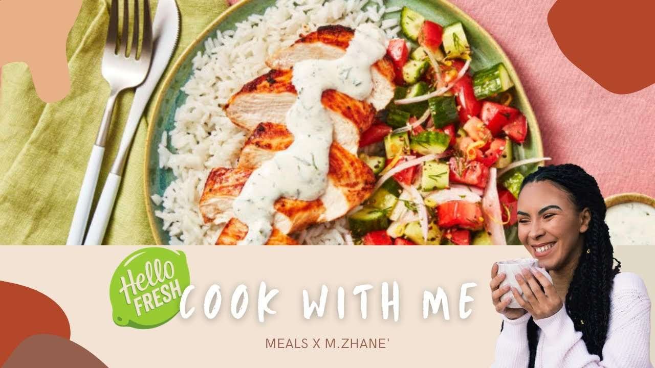 Shawarma Spiced Chicken Recipe | Hello Fresh Cook With Me | Meals x M.Zhané