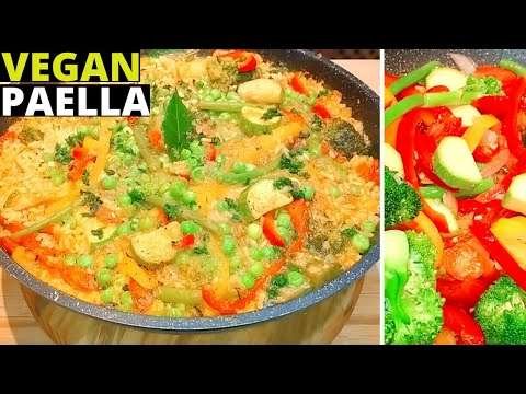 Perfect Vegetarian Paella | Vegan Paella Recipe | How to Cook Vegan Spanish Paella