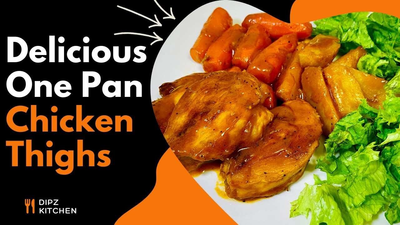 One Pan Paprika Chicken Thighs | How to make easy One Pan Chicken recipe | Chicken Dinner in 30 min