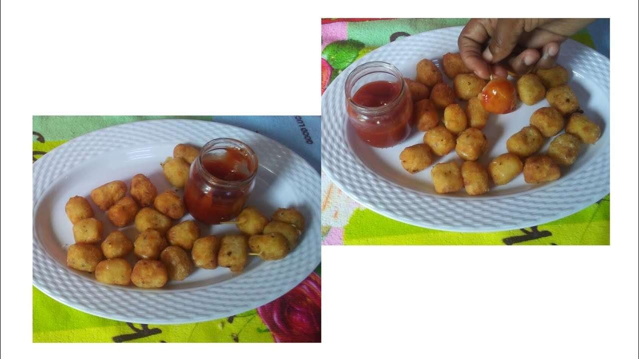 Crispy Garlic Potato Bites/ Easy Potato Bites Recipe